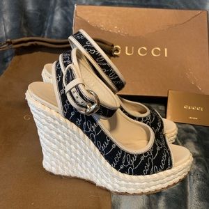 Gucci Rope Wedges
